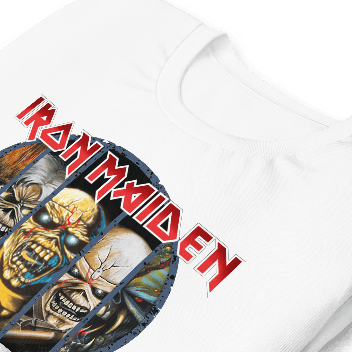 Iron Maiden Eddies Officially Licensed Mens T Shirt White