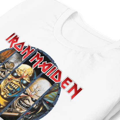 Iron Maiden Eddies Officially Licensed Mens T Shirt White