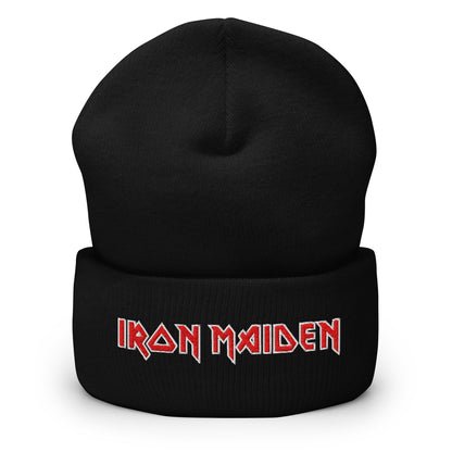 Iron Maiden Embroidered Beanie Hat Officially Licensed