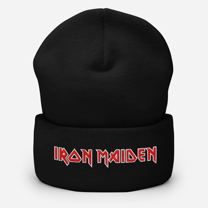 Iron Maiden Embroidered Beanie Hat Officially Licensed