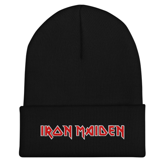 Iron Maiden Embroidered Beanie Hat Officially Licensed