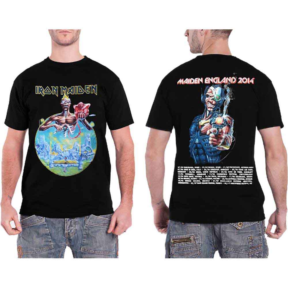 Iron Maiden England 2014 Tour [T-Shirt] Officially Licensed