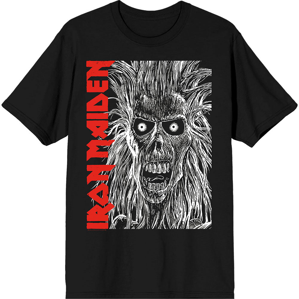 Iron Maiden Eponymous Face Red Logo [T-Shirt]