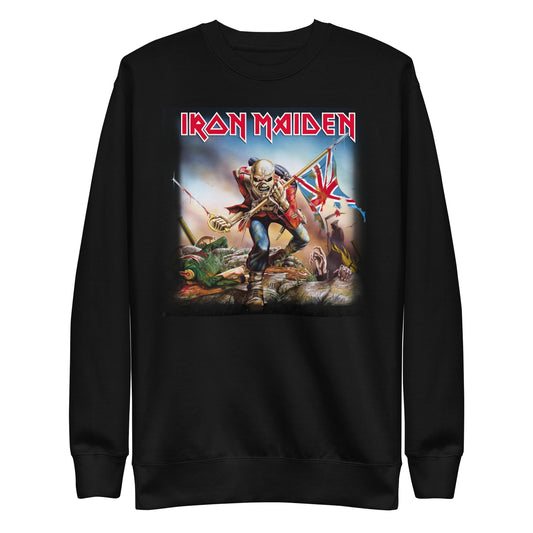 Iron Maiden Flag Mens Sweatshirt Black