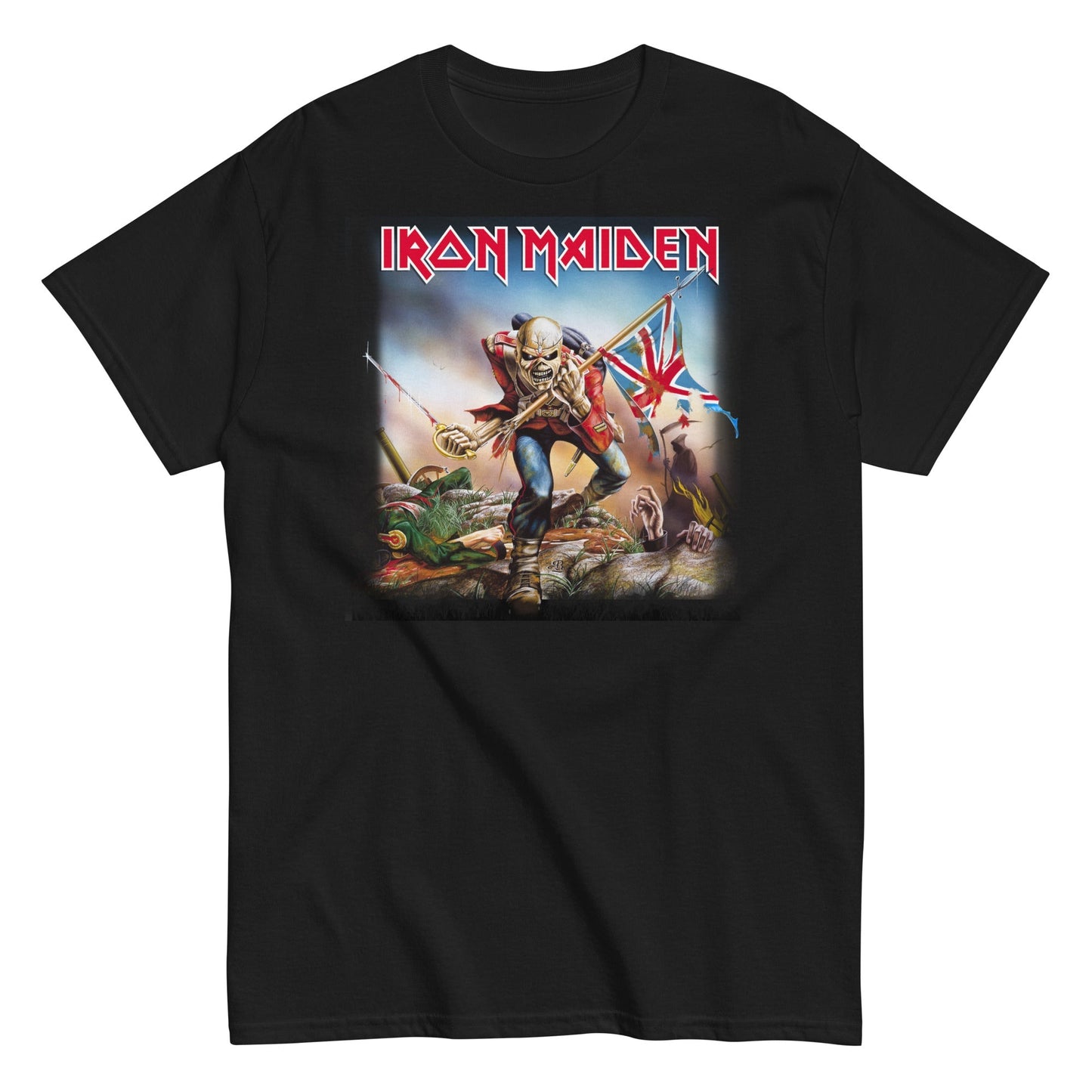 Iron Maiden Flag Officially Licensed Mens T Shirt Black