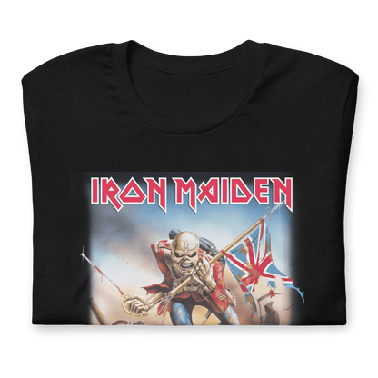 Iron Maiden Flag Officially Licensed Mens T Shirt Black