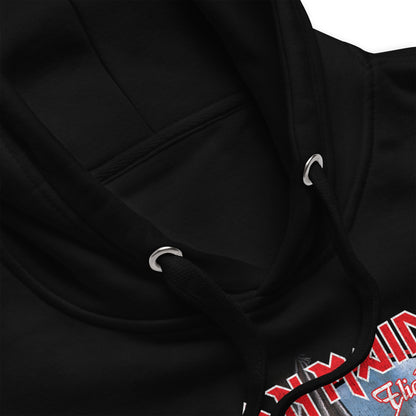 Iron Maiden Flight of Icarus Classic Mens Officially Licensed Hoodie Black