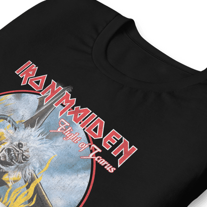 Iron Maiden Flight of Icarus Jumbo Print Officially Licensed Mens T Shirt Black