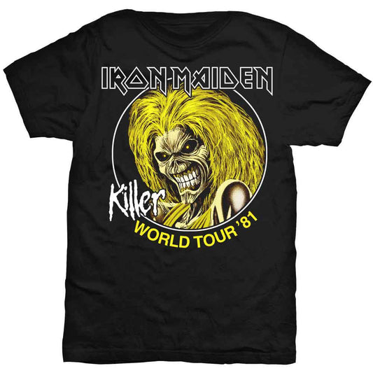 Iron Maiden Killer World Tour 81 [T-Shirt] Officially Licensed
