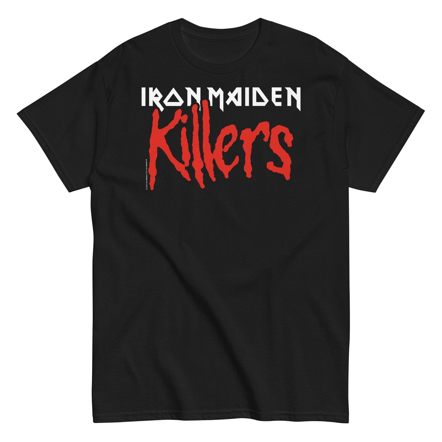 Iron Maiden Killers Drip Mens T Shirt Black