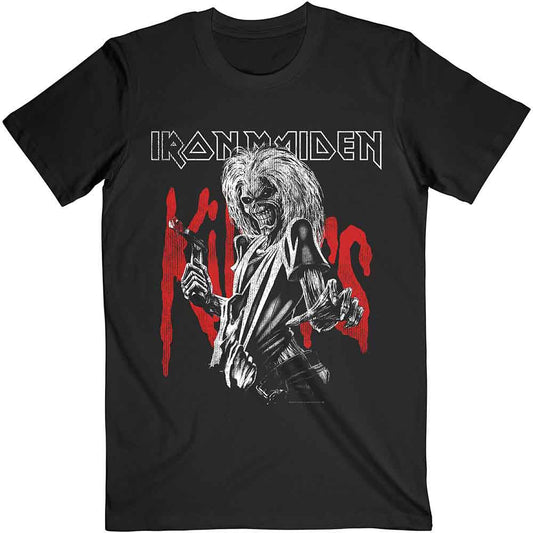 Iron Maiden Killers Eddie Large Graphic Distress [T-Shirt] Officially Licensed