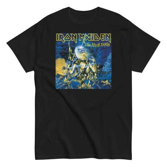 Iron Maiden Life After Death Mens T Shirt Black