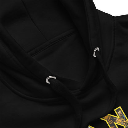 Iron Maiden Logo Eddie Classic Mens Officially Licensed Hoodie Black