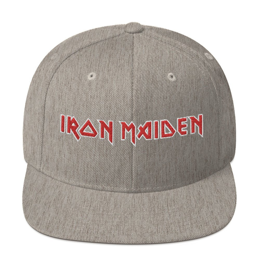 Iron Maiden Logo Snapback Hat Officially Licensed