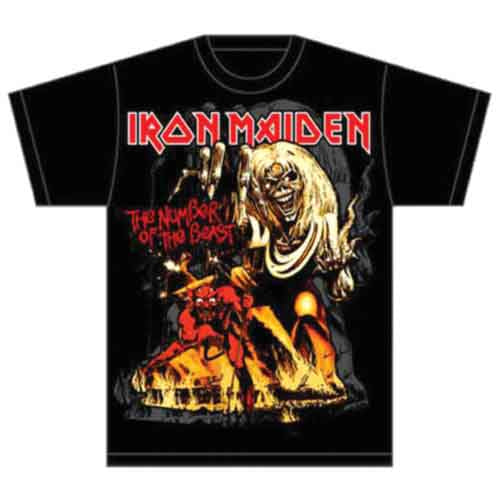 Iron Maiden Number Of The Beast Graphic [T-Shirt] Officially Licensed