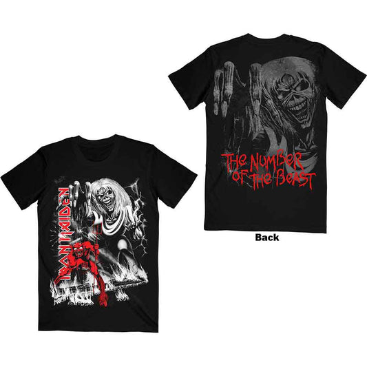 Iron Maiden Number Of The Beast Jumbo Mens T Shirt Officially Licensed