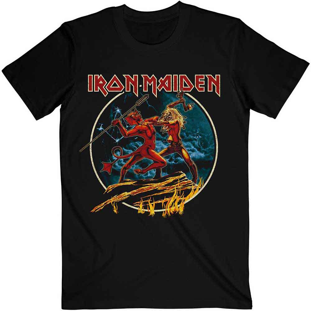 Iron Maiden Number Of The Beast Run To The Hills Circular [T-Shirt]