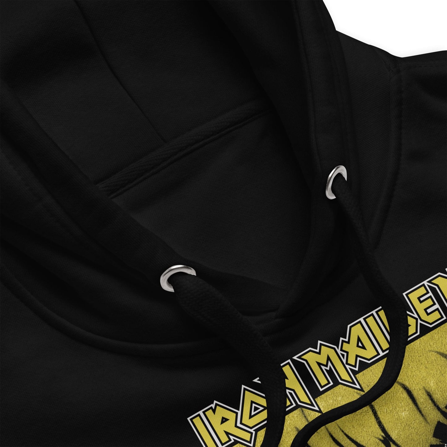 Iron Maiden Open Mouth Classic Mens Officially Licensed Hoodie Black