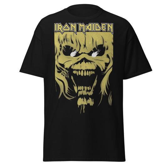 Iron Maiden Open Mouth Jumbo Print Mens T Shirt Black