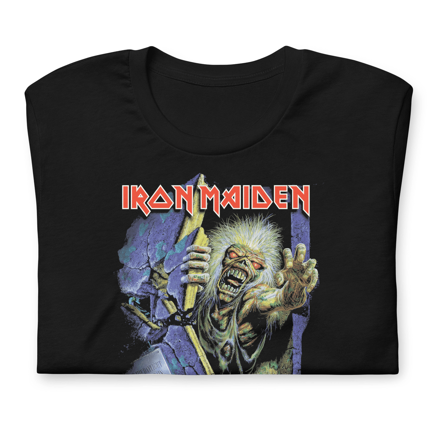 Iron Maiden Reaching Eddie Officially Licensed Mens T Shirt Black