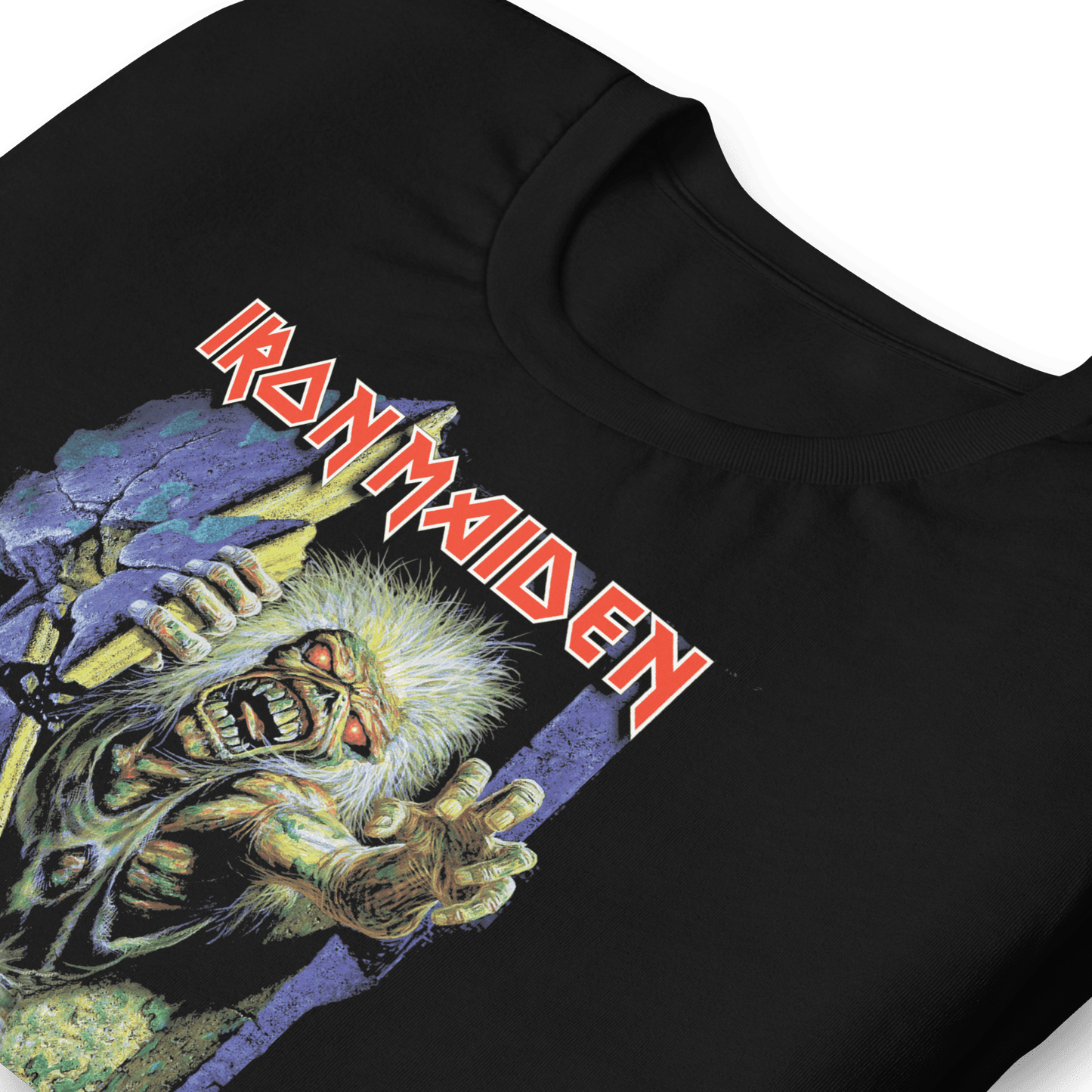 Iron Maiden Reaching Eddie Officially Licensed Mens T Shirt Black