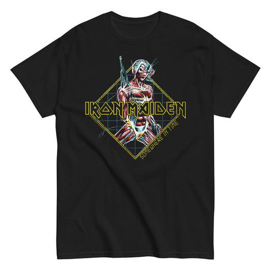 Iron Maiden Rhombus Mens T Shirt Black