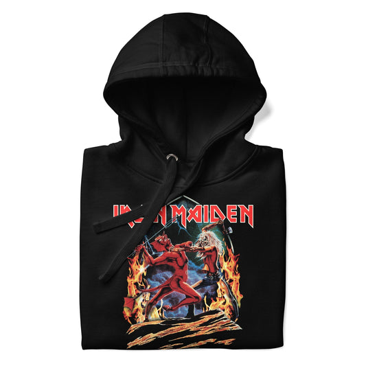 Iron Maiden Run To The Hills Classic Mens Officially Licensed Hoodie Black