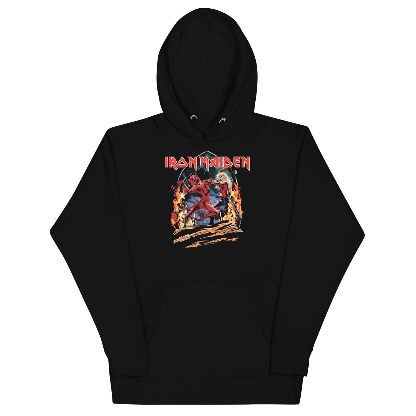 Iron Maiden Run To The Hills Classic Mens Officially Licensed Hoodie Black
