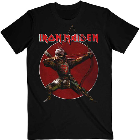 Iron Maiden Senjutsu Eddie Archer Red Circle [T-Shirt] Officially Licensed