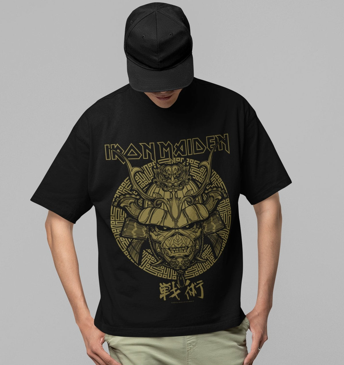 Iron Maiden Senjutsu Jumbo Print Officially Licensed Mens T Shirt Black