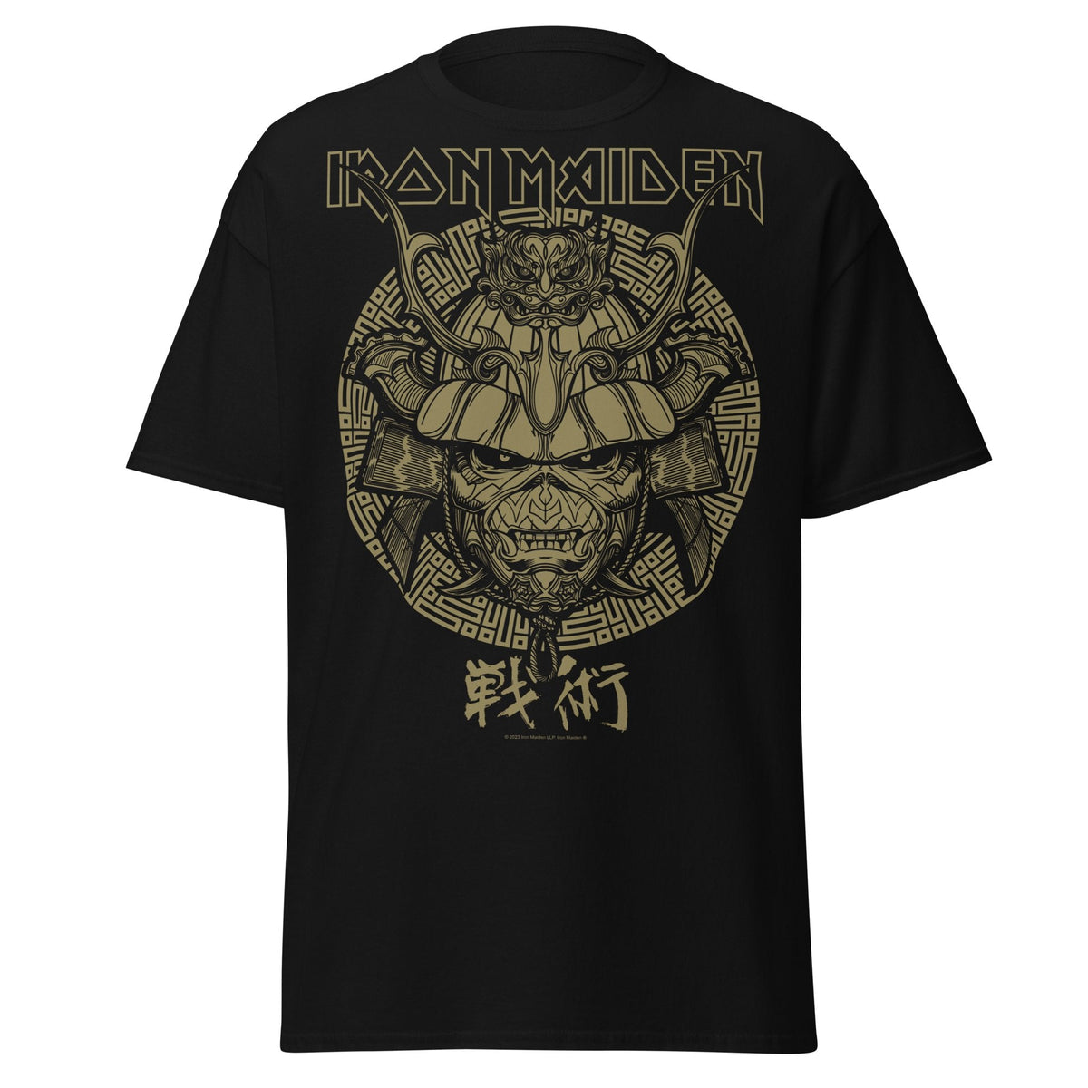 Iron Maiden Senjutsu Jumbo Print Officially Licensed Mens T Shirt Black
