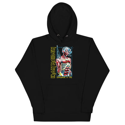 Iron Maiden Singularity Classic Mens Officially Licensed Hoodie Black
