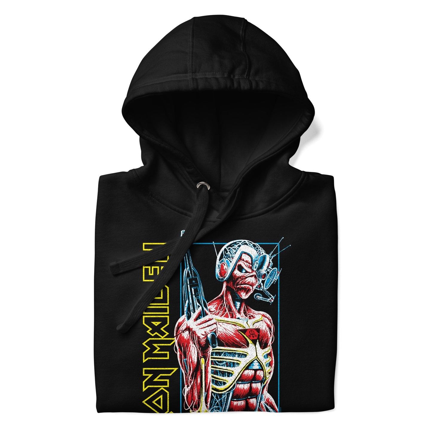 Iron Maiden Singularity Classic Mens Officially Licensed Hoodie Black