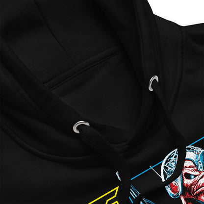 Iron Maiden Singularity Classic Mens Officially Licensed Hoodie Black