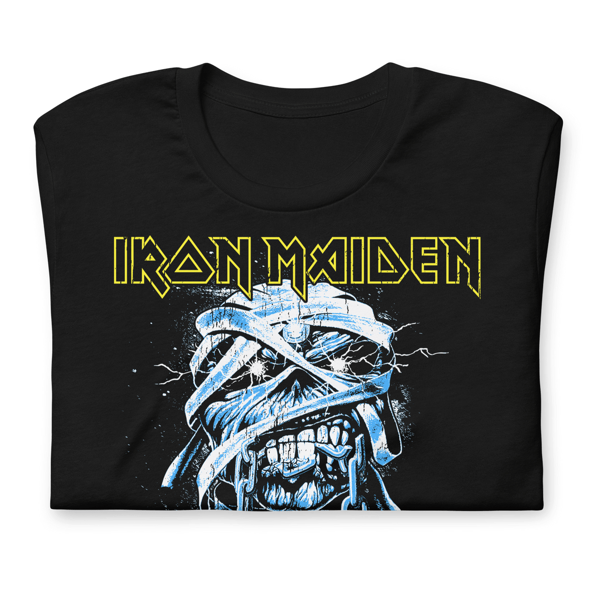 Iron Maiden Skull Chain Officially Licensed Mens T Shirt Black