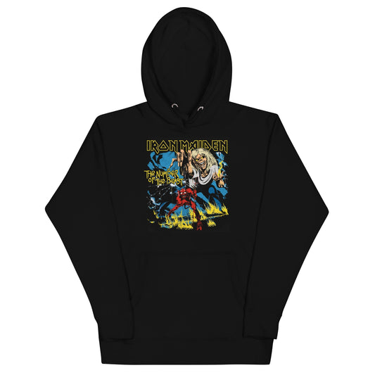 Iron Maiden The Number of the Beast Mens Hoodie Black