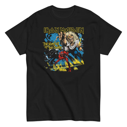 Iron Maiden The Number of the Beast Officially Licensed Mens T Shirt Black