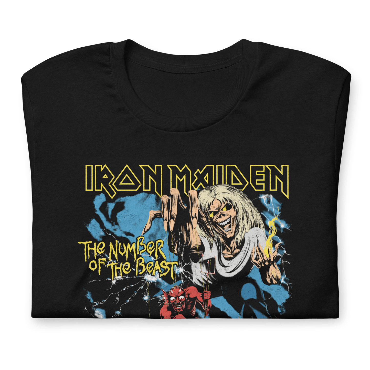 Iron Maiden The Number of the Beast Officially Licensed Mens T Shirt Black