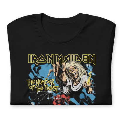 Iron Maiden The Number of the Beast Officially Licensed Mens T Shirt Black