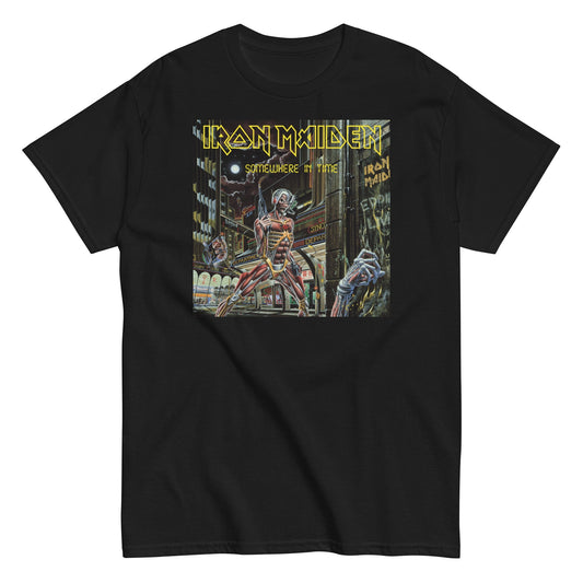 Iron Maiden Times City Mens T Shirt Black