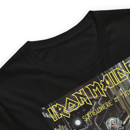 Iron Maiden Times City Officially Licensed Mens T Shirt Black