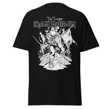 Load image into Gallery viewer, Iron Maiden - Trooper Black and White Jumbo Print T-Shirt