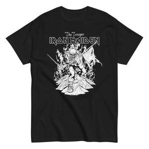 Iron Maiden - Trooper Black and White T-Shirt