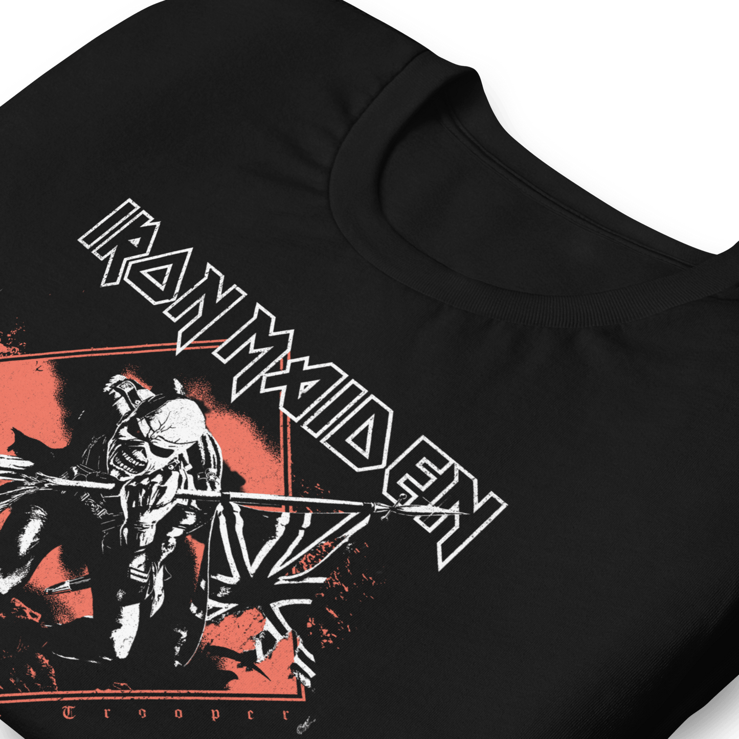 Iron Maiden Trooper Diamond Jumbo Print Officially Licensed Mens T Shirt