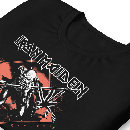 Iron Maiden Trooper Diamond Jumbo Print Officially Licensed Mens T Shirt