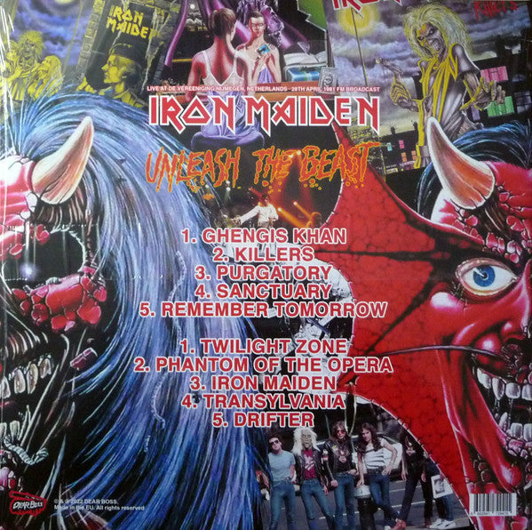 Iron Maiden - Unleash The Beast: Live At De Vereeniging Nijmegen, Netherlands 1981 (Limited Edition, Green & Yellow Splatter Colored Vinyl) [Import]  Vinyl Record