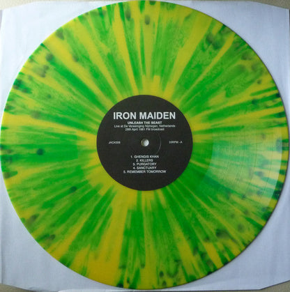 Iron Maiden - Unleash The Beast: Live At De Vereeniging Nijmegen, Netherlands 1981 (Limited Edition, Green & Yellow Splatter Colored Vinyl) [Import]  Vinyl Record