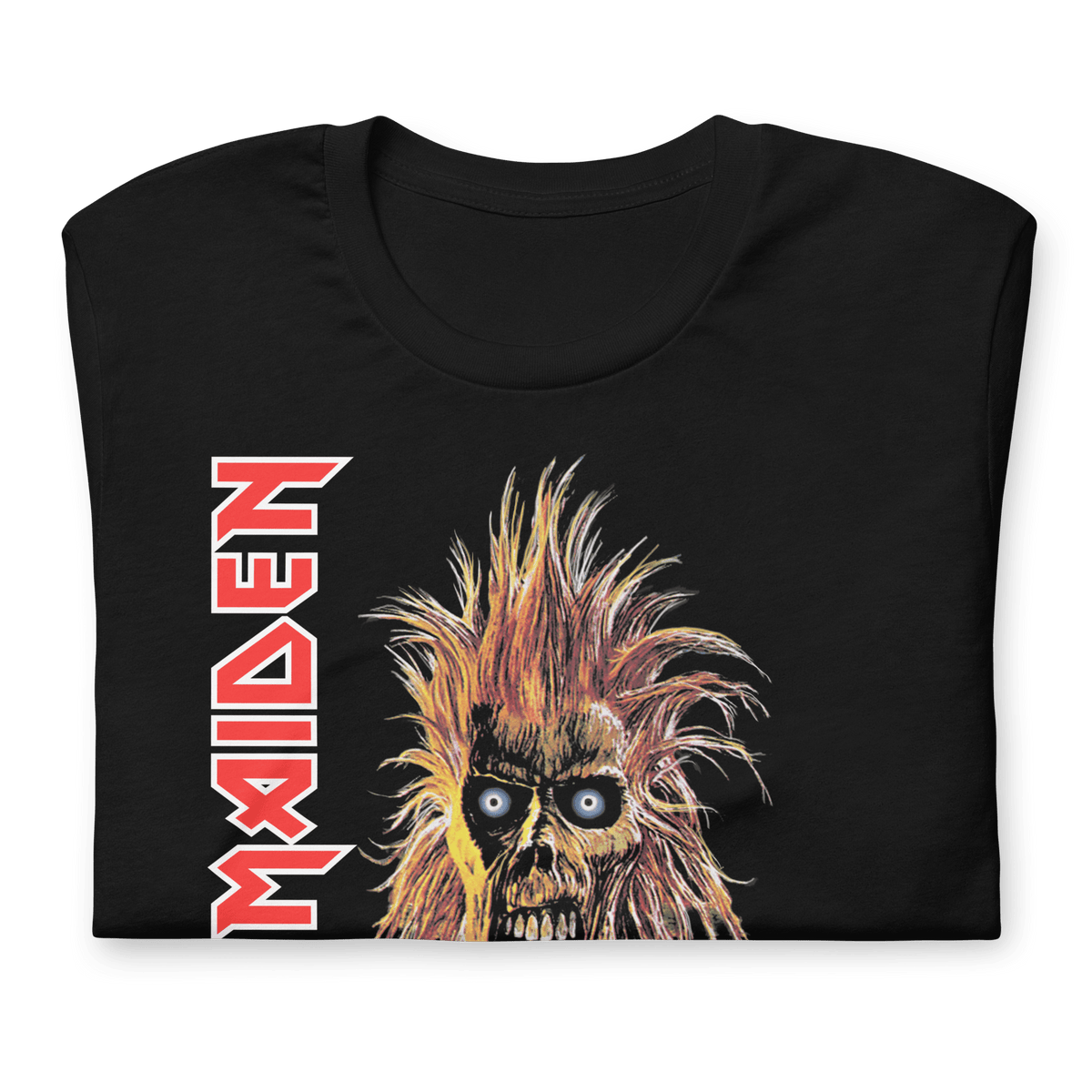 Iron Maiden Vertical Eddie Officially Licensed Mens T Shirt Black