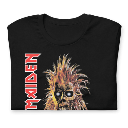 Iron Maiden Vertical Eddie Officially Licensed Mens T Shirt Black