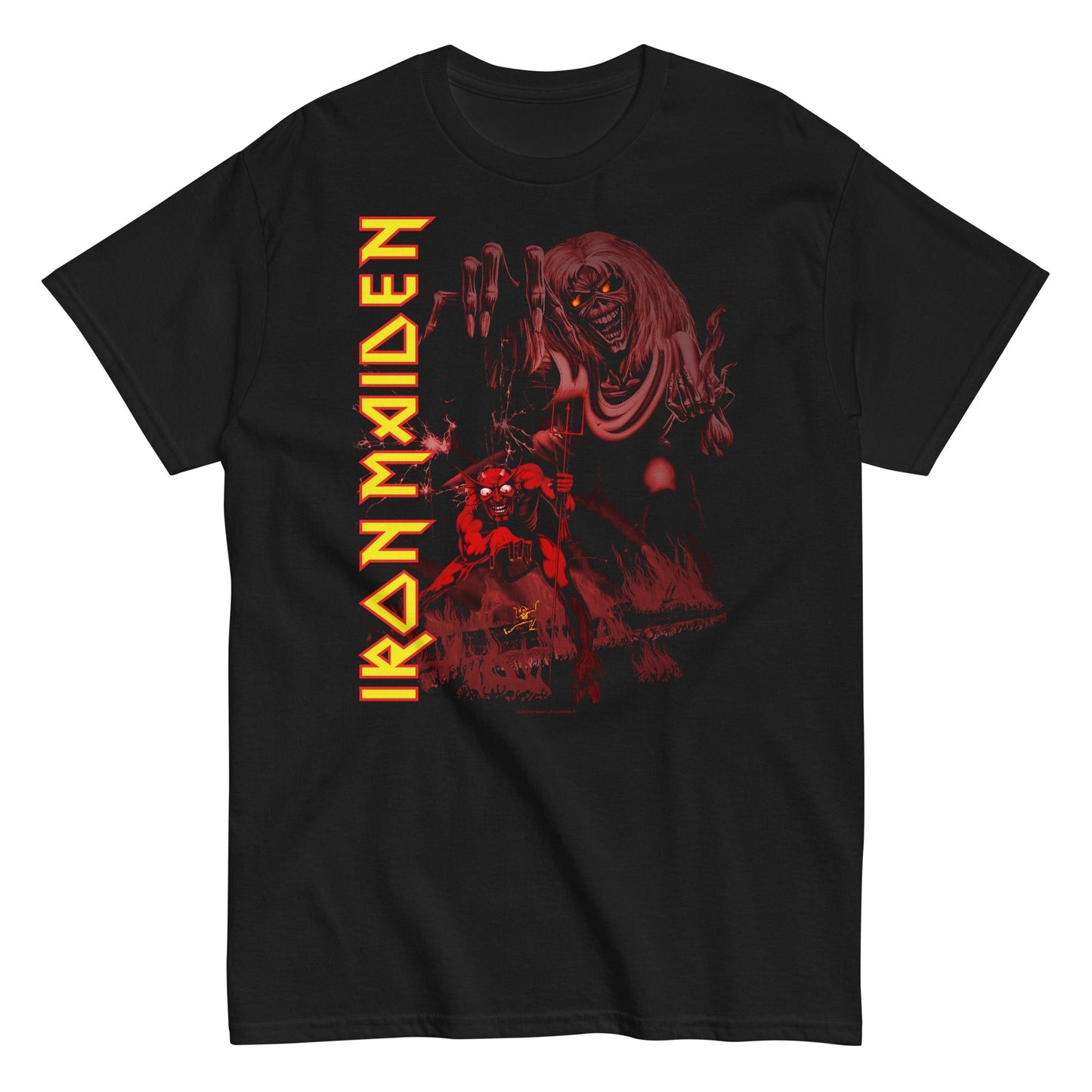 Iron Maiden Vertical Hell Officially Licensed Mens T Shirt Black